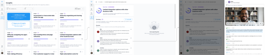 🔍 Flow showing the insight broad overview to locating the specific source.